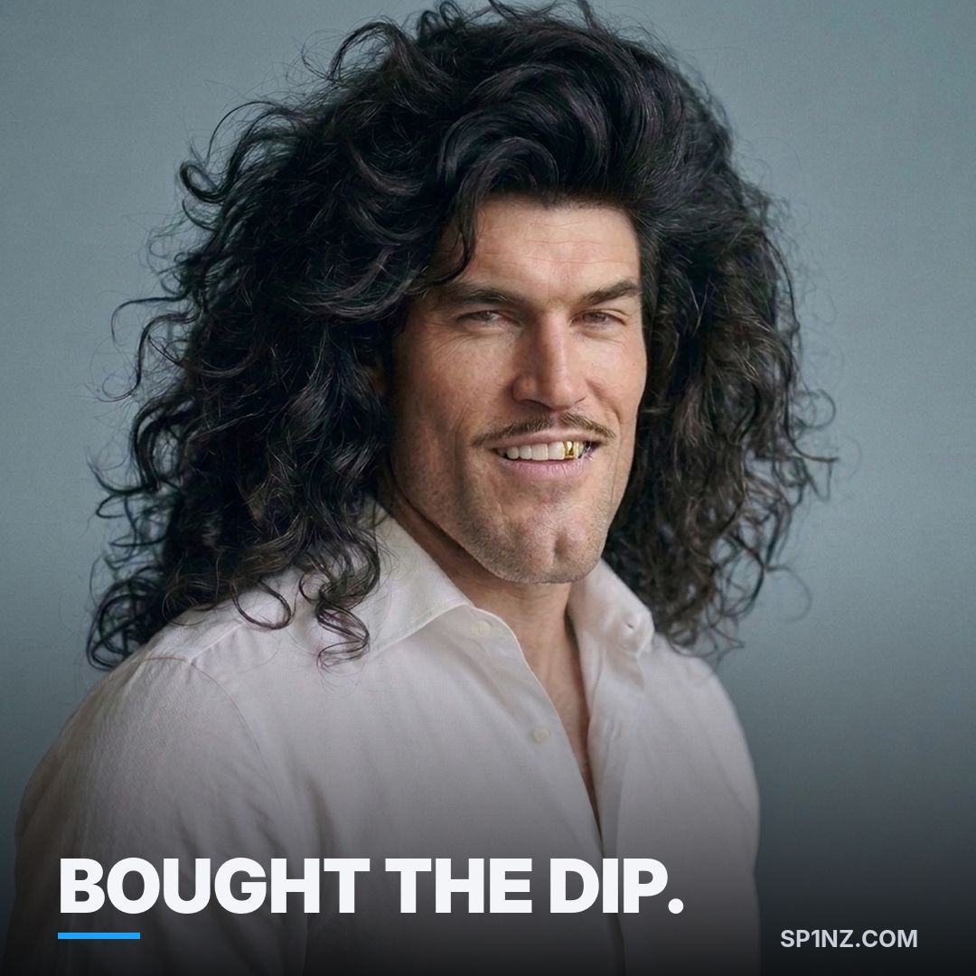 Rick Spinane meme: Bought the dip.